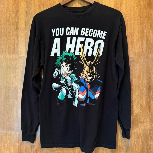 My Hero Academia Long Sleeve Shirt You Can Become A Hero Anime (A0035) - Picture 1 of 2